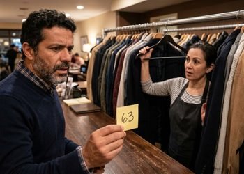 A ficha numerada ajuda a registrar que a peça foi deixada sob os cuidados do estabelecimento