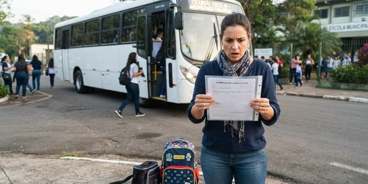 O comprovante de envio pode mostrar quando a autorização chegou à escola