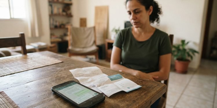 A mensagem recebida antes do exame pode mostrar exatamente quais instruções foram enviadas pela clínica