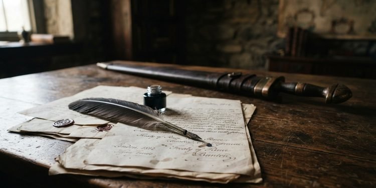 A expressão contrapõe a força imediata da violência ao alcance duradouro que ideias podem conquistar