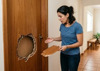 A descrição usada na venda pode ser comparada diretamente à estrutura encontrada dentro da porta