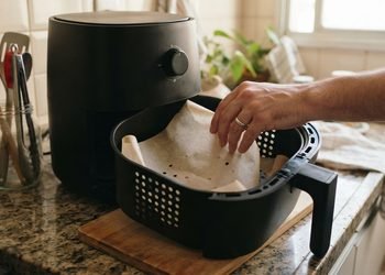 O aparelho trabalha com circulação intensa de ar quente dentro do cesto durante o preparo