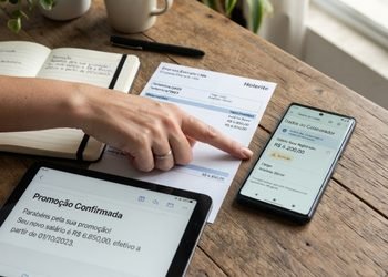 Contracheques, mensagens e documentos internos podem ajudar a mostrar quais funções eram realmente exercidas