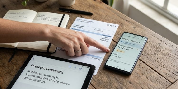Contracheques, mensagens e documentos internos podem ajudar a mostrar quais funções eram realmente exercidas
