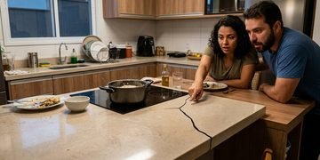 O corte feito para receber o cooktop pode ser um dos pontos analisados para encontrar a origem da trinca