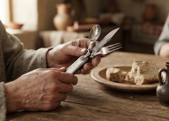 A peça mostra que reunir várias funções em um único objeto está longe de ser uma ideia moderna