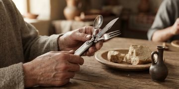 A peça mostra que reunir várias funções em um único objeto está longe de ser uma ideia moderna