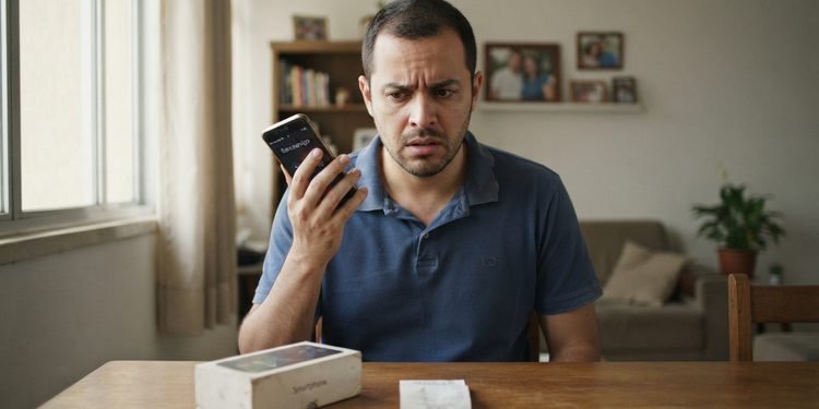 O comprovante da compra pode ajudar a mostrar quando o aparelho mudou de dono
