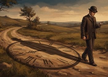 A frase inverte uma expressão cotidiana para lembrar que nossa relação com o tempo tem um limite inevitável