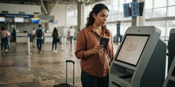 A passagem e os documentos ajudam a registrar exatamente qual diferença apareceu no momento do embarque