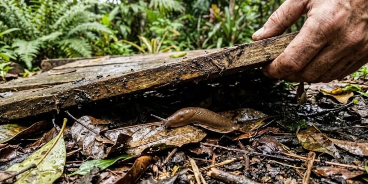 Como reduzir lesmas no quintal depois da chuva