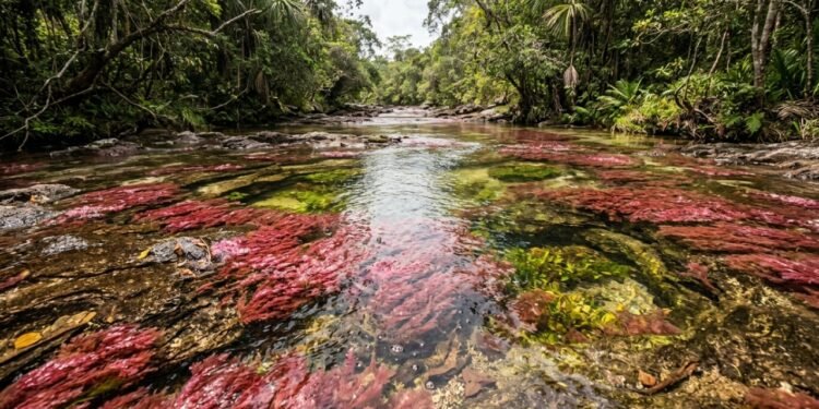 A planta que colore o rio Caño Cristales na Colômbia