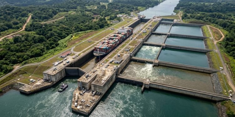 Como 18 reservatórios economizam água no Canal do Panamá