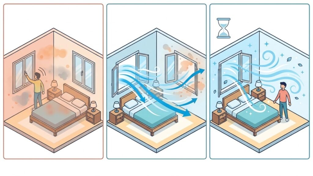 Método alemão de ventilação contra a umidade