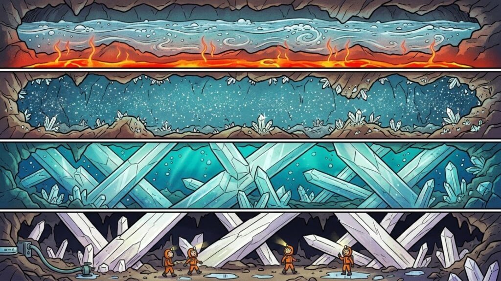 Como nasceram os cristais gigantes da caverna de Naica
