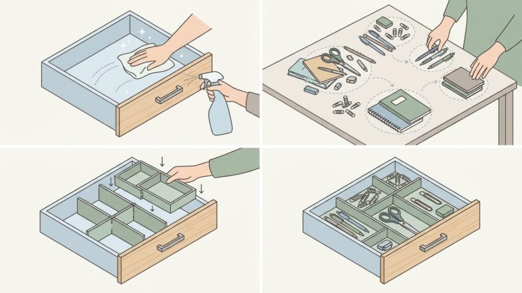 Como organizar a casa começando por pequenas áreas