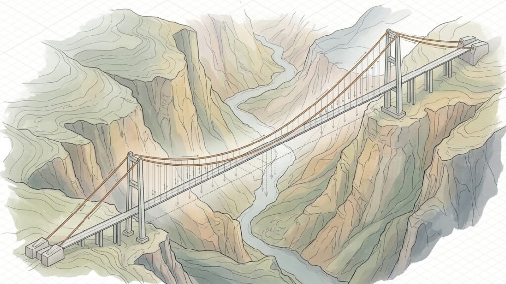 Como a ponte mais alta do mundo atravessa o Cânion Huajiang