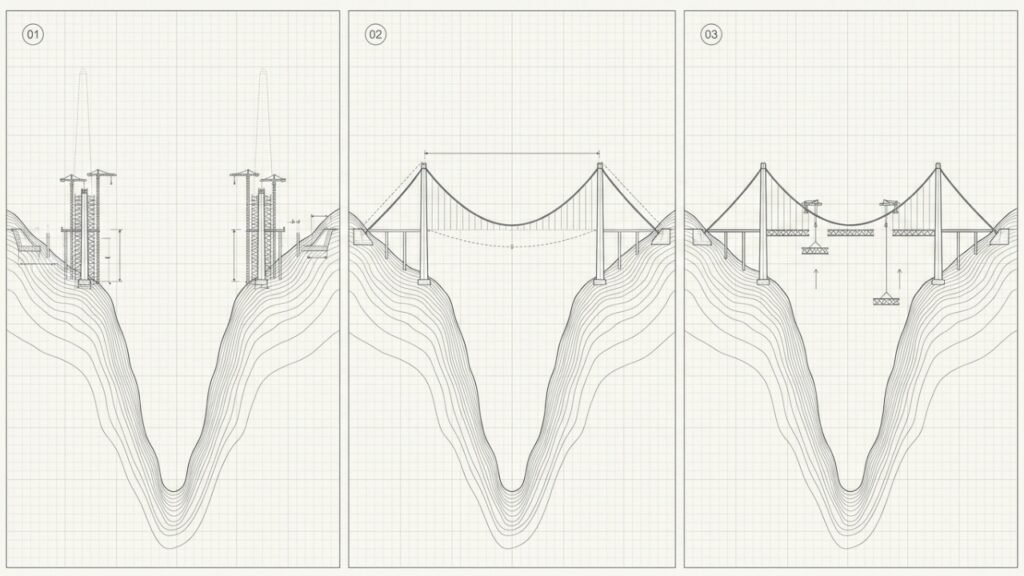 Como a ponte mais alta do mundo atravessa o Cânion Huajiang
