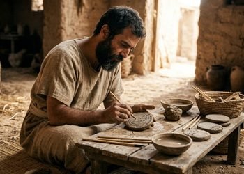 O desenho preservado mostra como os povos antigos organizavam aquilo que conheciam sobre a geografia