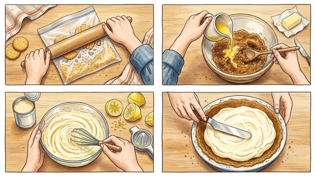 Como preparar torta de limão com biscoito maisena