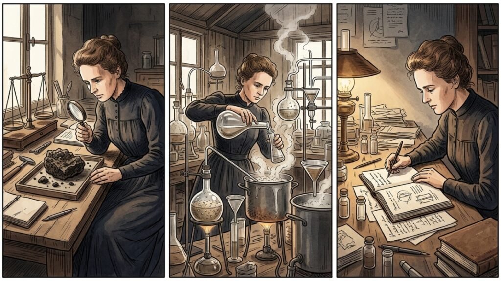 O significado da frase atribuída a Marie Curie