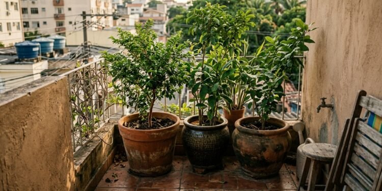 Três árvores para cultivar em vasos na varanda