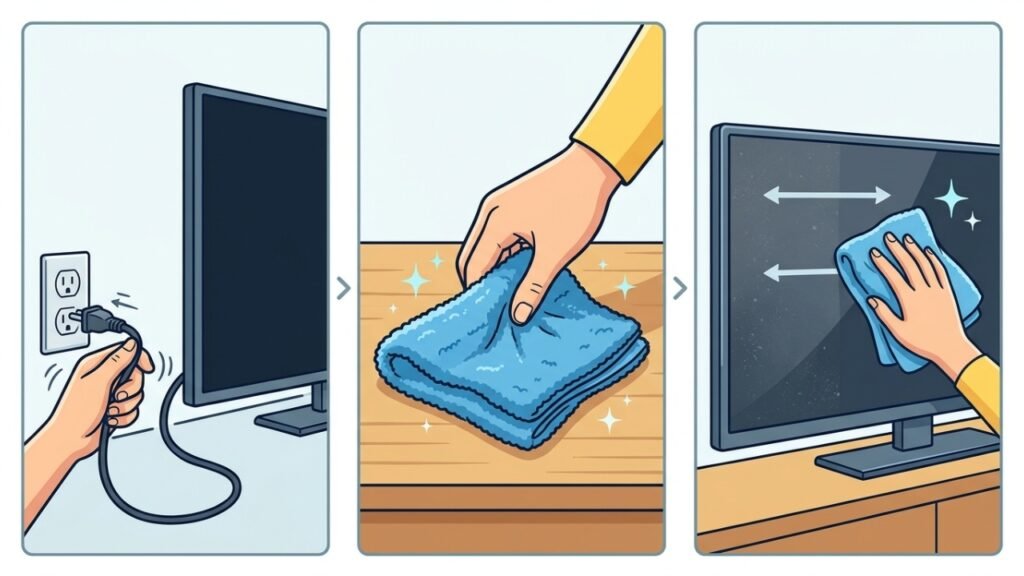Como limpar a tela da TV sem riscos ou produtos agressivos