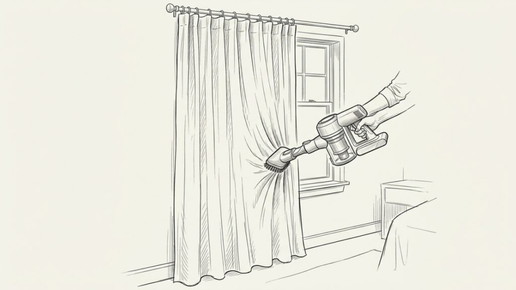 Como retirar poeira das cortinas sem lavá-las