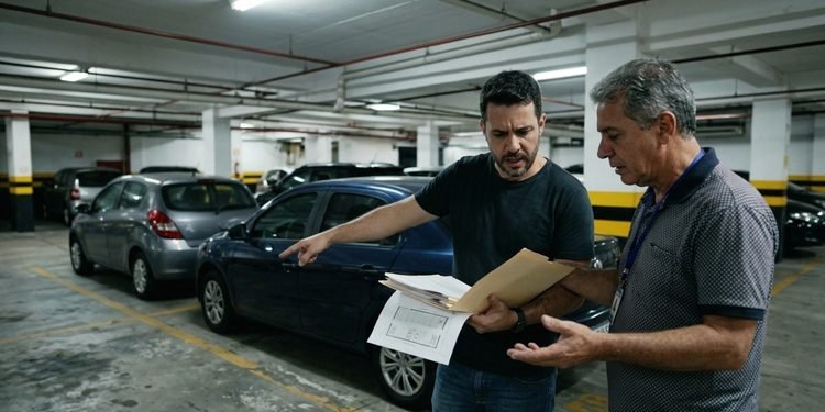 A decisão do condomínio entrou em conflito com uma informação registrada na documentação do imóvel