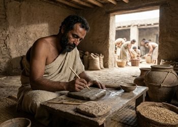 Um registro de distribuição ajuda a entender para que serviam alguns dos primeiros documentos escritos - IMAGEM ILUSTRATIVA