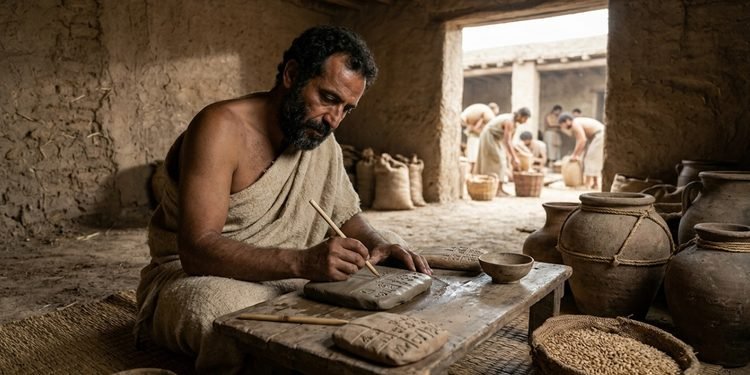 Um registro de distribuição ajuda a entender para que serviam alguns dos primeiros documentos escritos - IMAGEM ILUSTRATIVA
