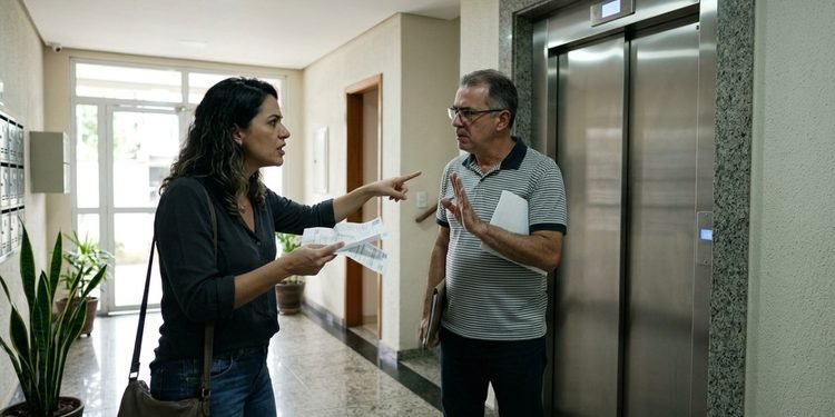 Inquilina paga R$ 320 extras por mês durante 14 meses, descobre que o dinheiro custeou a substituição completa do elevador e o proprietário recusa devolver porque ela também usava o equipamento