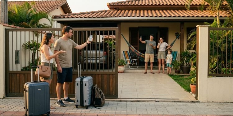 O que deveria ser o começo das férias virou um problema inesperado na chegada ao imóvel