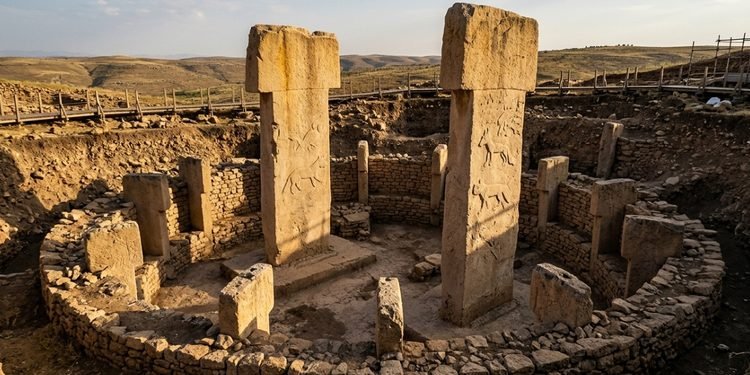 As estruturas monumentais levantam perguntas sobre a organização dos grupos humanos daquela época