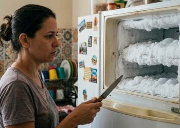 Uma tentativa de acelerar o descongelamento pode causar danos difíceis de reparar.