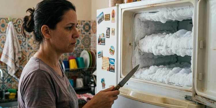 Uma tentativa de acelerar o descongelamento pode causar danos difíceis de reparar.