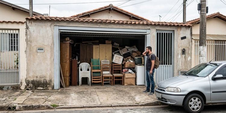 O espaço anunciado como parte do imóvel acabou se tornando motivo de conflito após a locação.