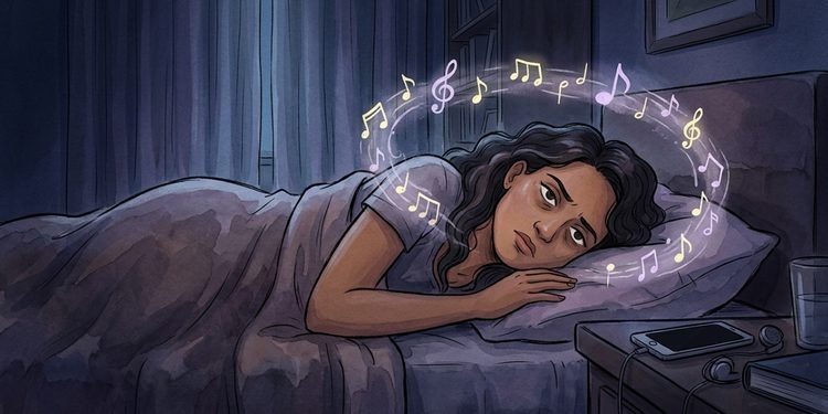 Algumas melodias continuam se repetindo mentalmente mesmo quando tentamos relaxar e pegar no sono