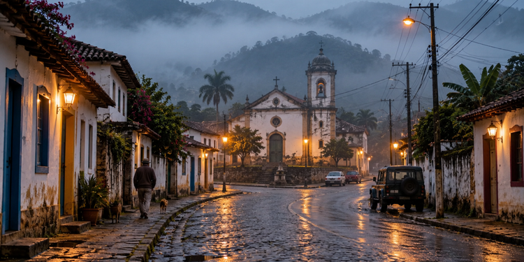 O vilarejo mineiro a menos de 20 km de Ouro Preto que guarda cachoeiras, trilhas entre montanhas e ruas de pedra que preservam seu passado colonial
