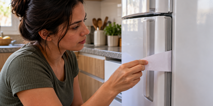 Uma pequena falha no contato da borracha pode comprometer a vedação mesmo com a porta fechada