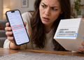 A caixa, a nota fiscal e registros antigos ajudam a comparar os dados originais do celular
