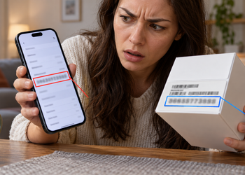 A caixa, a nota fiscal e registros antigos ajudam a comparar os dados originais do celular