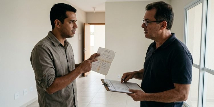 Devolver as chaves e concluir a conferência do imóvel são etapas que podem gerar conflitos.
