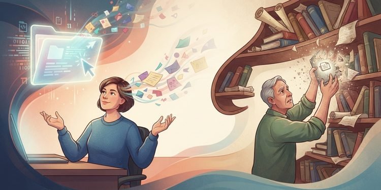Saber onde uma informação está disponível pode reduzir a necessidade percebida de guardar o conteúdo inteiro