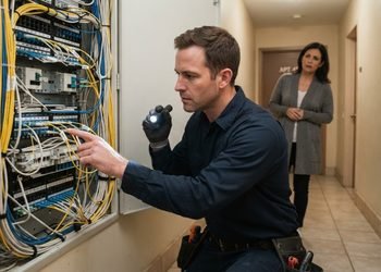 A ordem de instalação pode mostrar quando o técnico realizou o serviço no novo apartamento