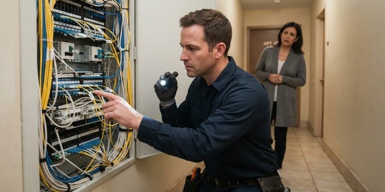 A ordem de instalação pode mostrar quando o técnico realizou o serviço no novo apartamento