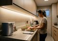 Uma iluminação colocada no lugar certo pode facilitar pequenas tarefas na cozinha.