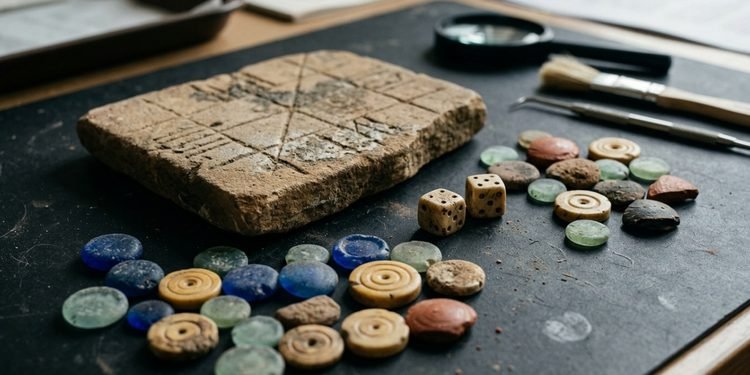Os objetos encontrados revelam um lado mais descontraído da vida dos soldados na fronteira romana