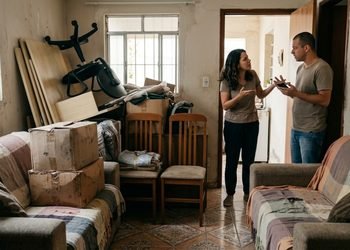 Um acordo temporário acabou ocupando espaço na casa por muito mais tempo do que o previsto.