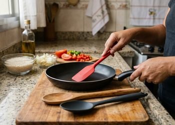 Nem todo utensílio é indicado para entrar em contato com superfícies antiaderentes.